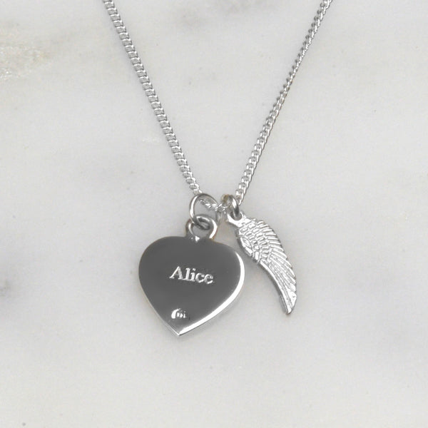 Guardian Angel Wing Necklace