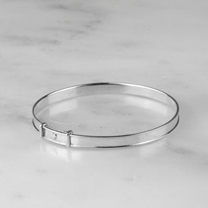 Expanding Bangle With Love Heart