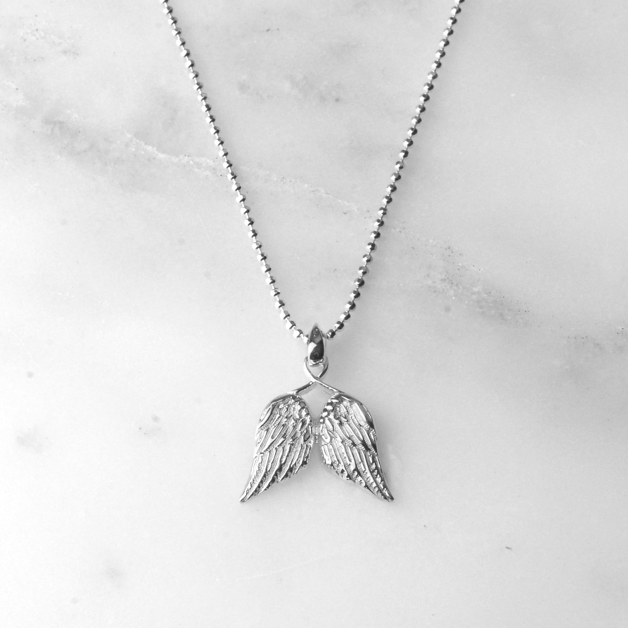 Little Guardian Angel Wings Necklace