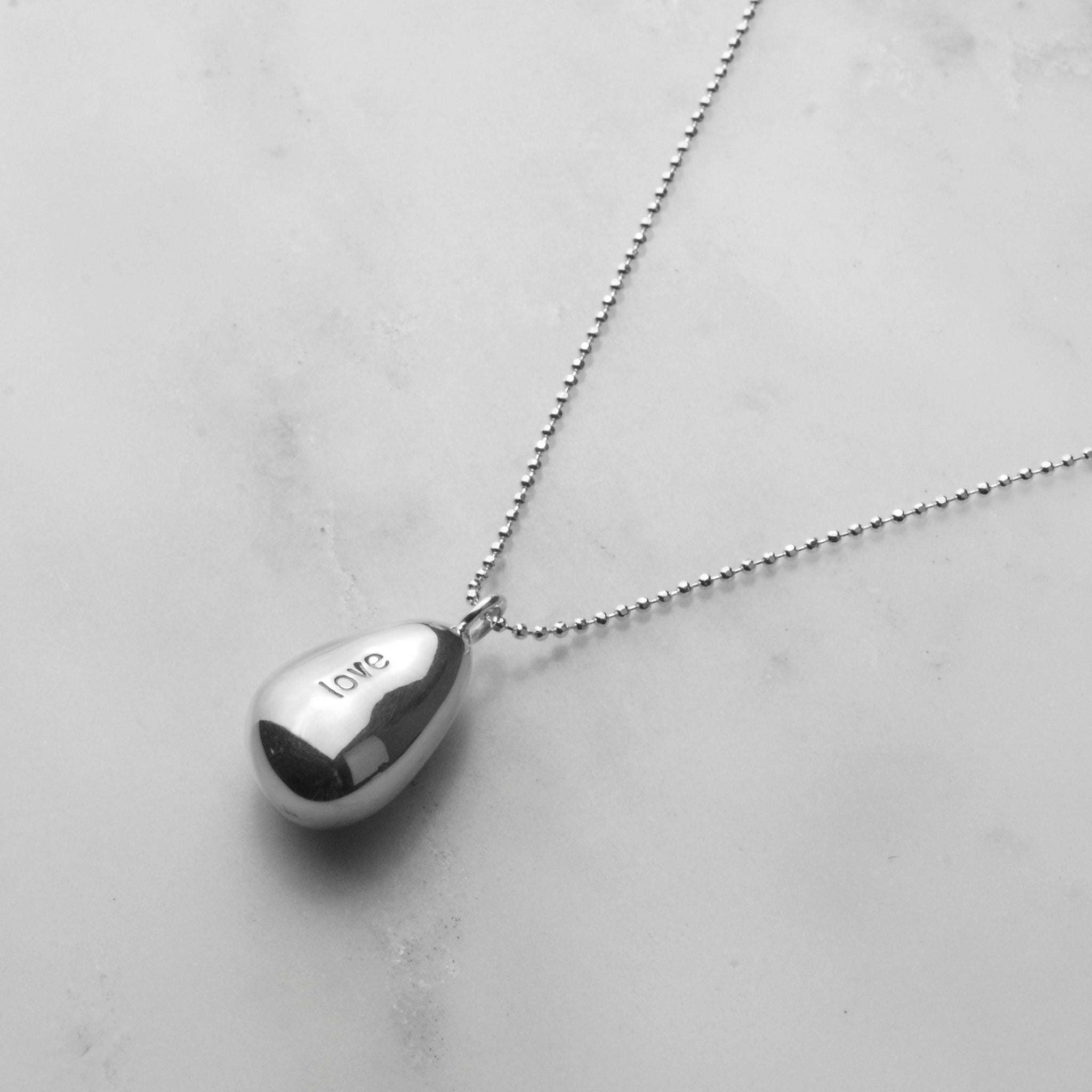 Love Chime Pebble Necklace