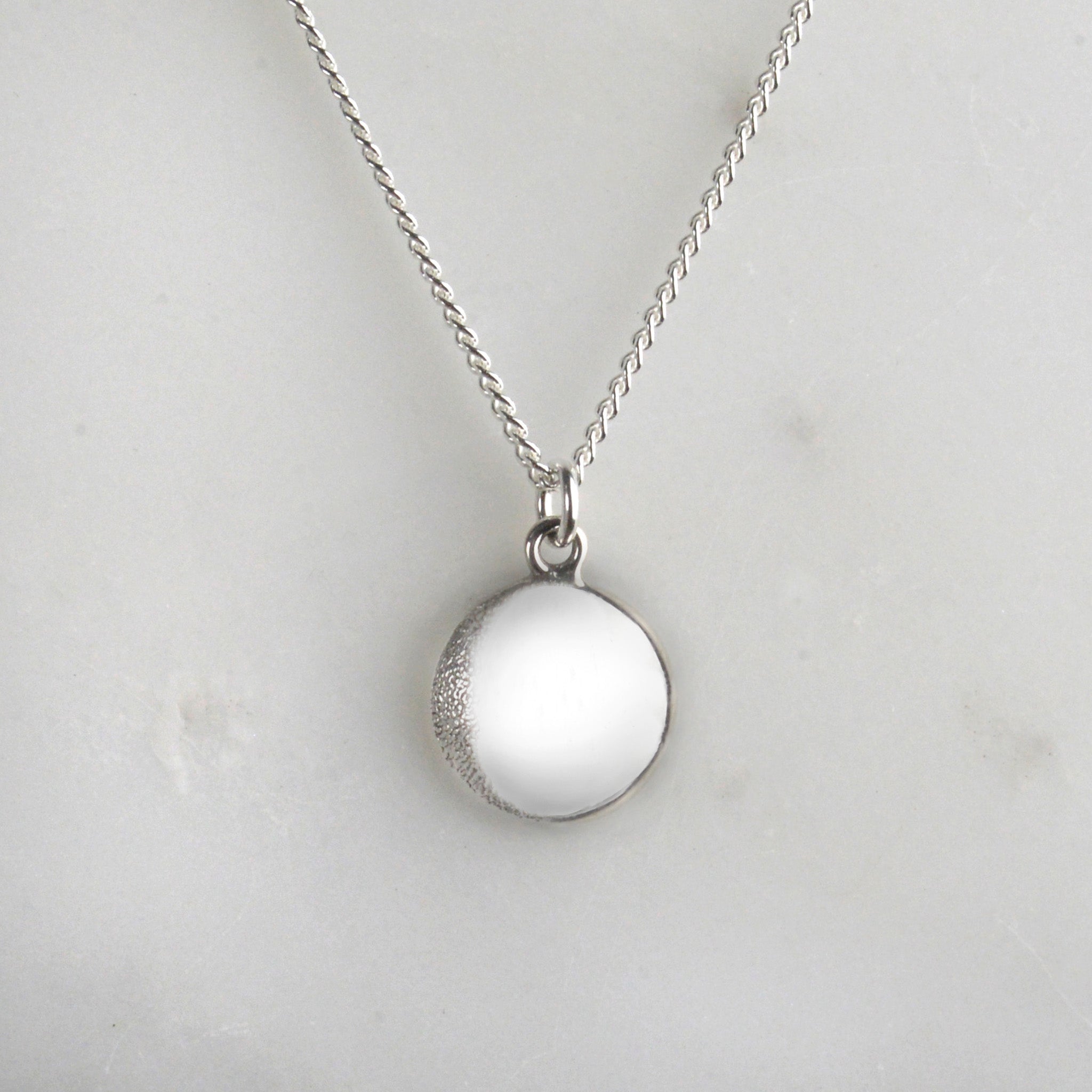 Your Moon Necklace (Waxing Gibbous)